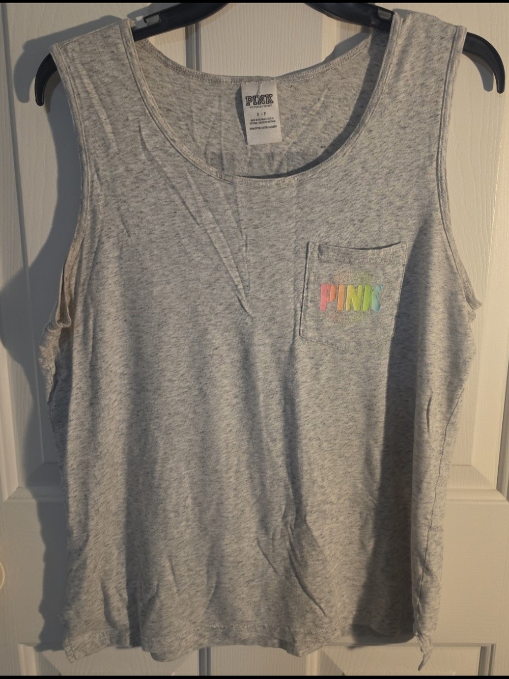 Victoria's Secret PINK Heather Gray Tank Top